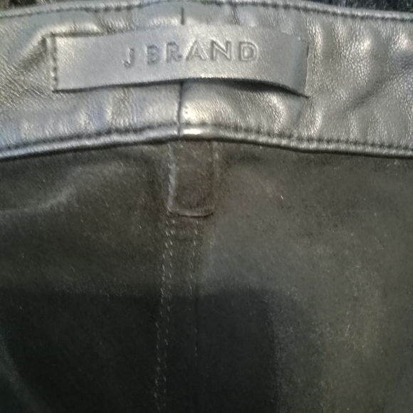 Brand Jonah High Rise Leather Pants Size 27 - Picture 9 of 11